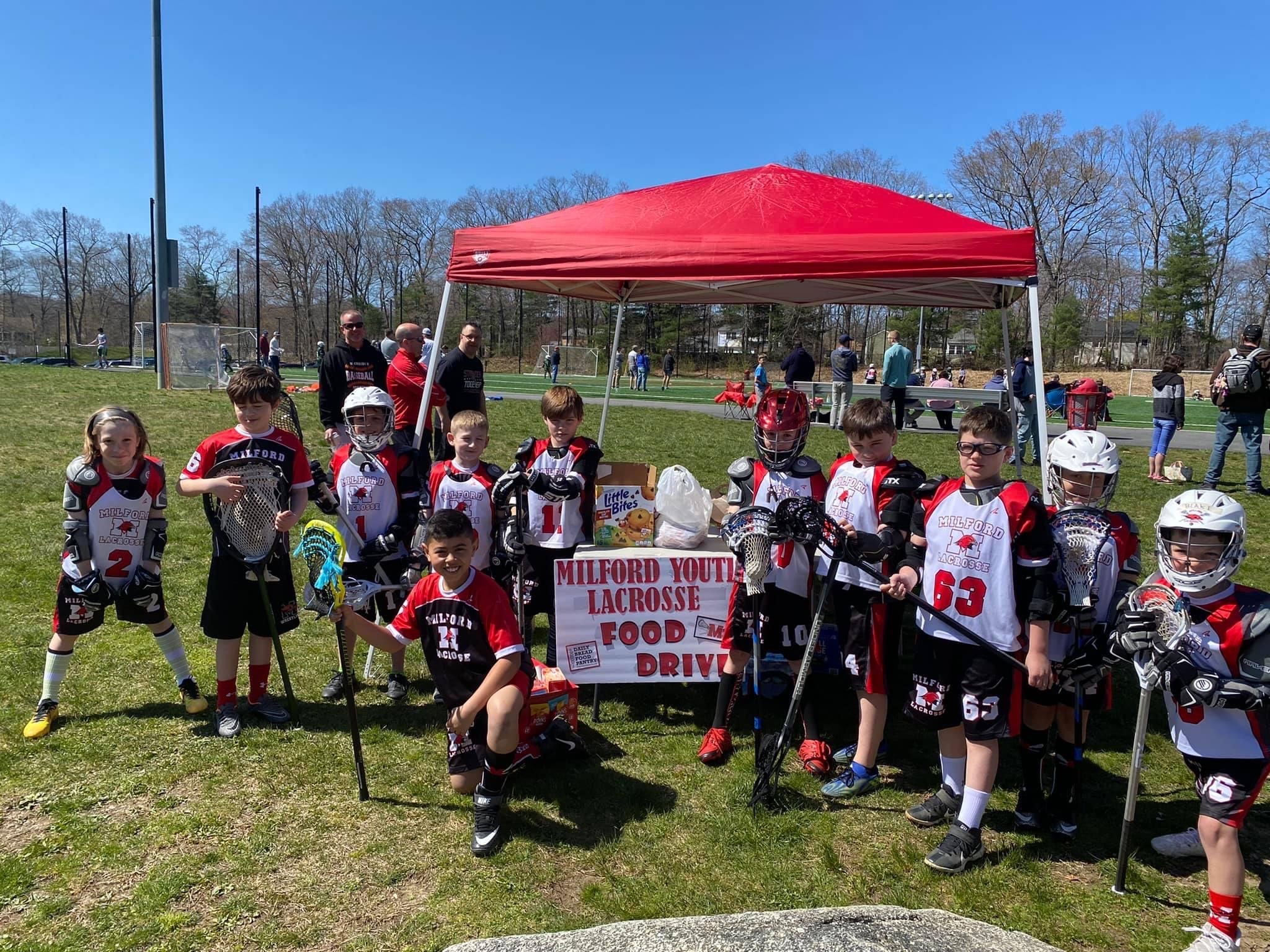 Milford Youth Lacrosse Annual Food Drive